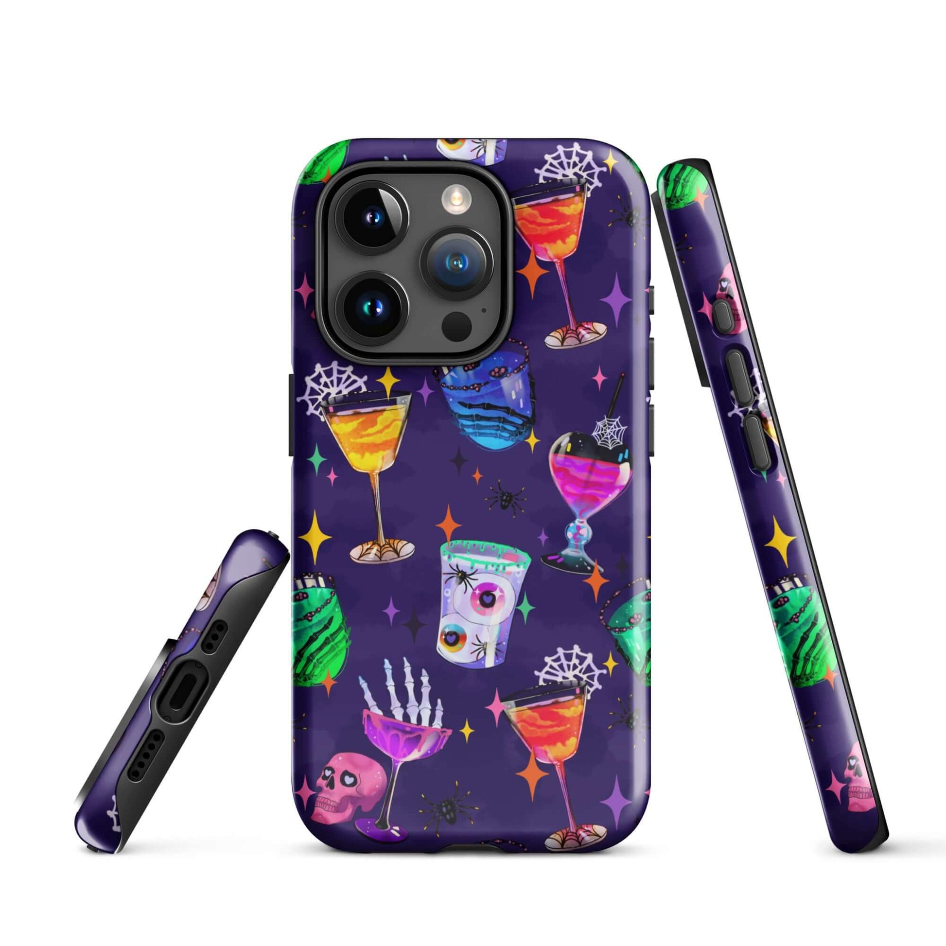 Colorful Monster Party iPhone® Tough Case featuring vibrant designs, combining style and protection for your device.