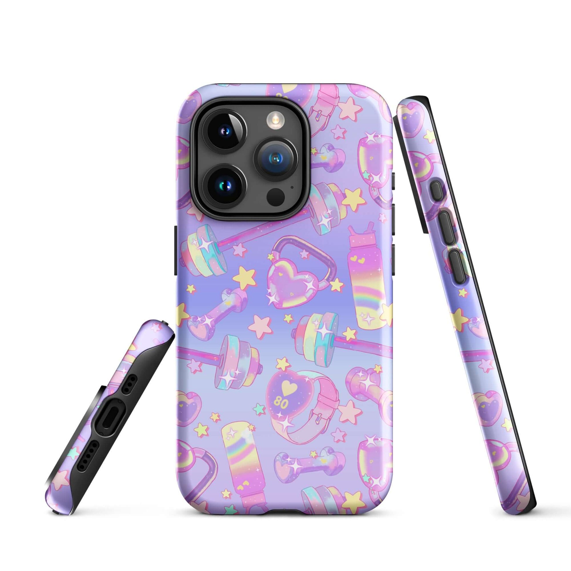 Stylish Glitter Gains iPhone® Tough Case features a durable design for optimal protection and trendy aesthetics.