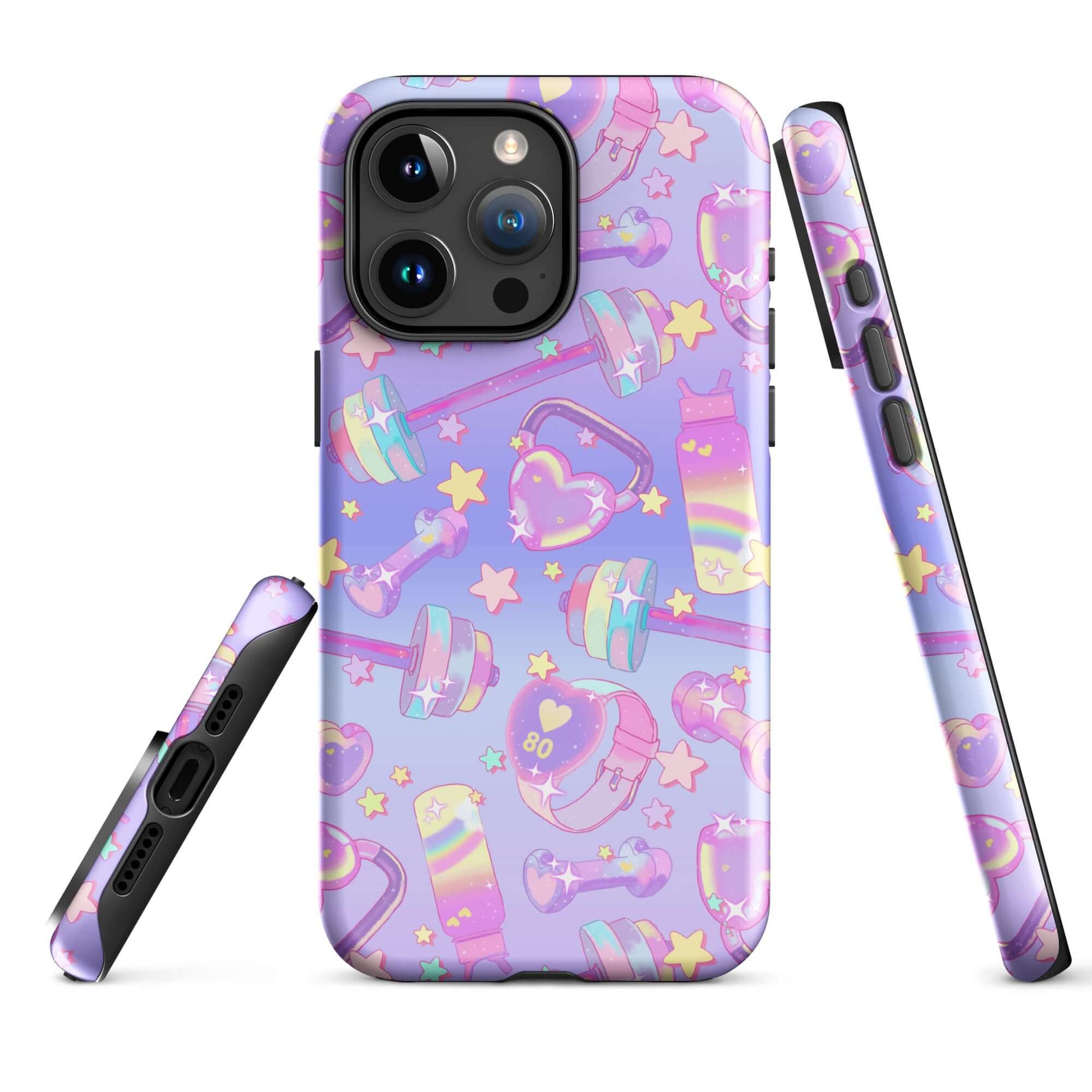 Protect your phone in style with the Glitter Gains iPhone® Tough Case featuring a vibrant, durable design.