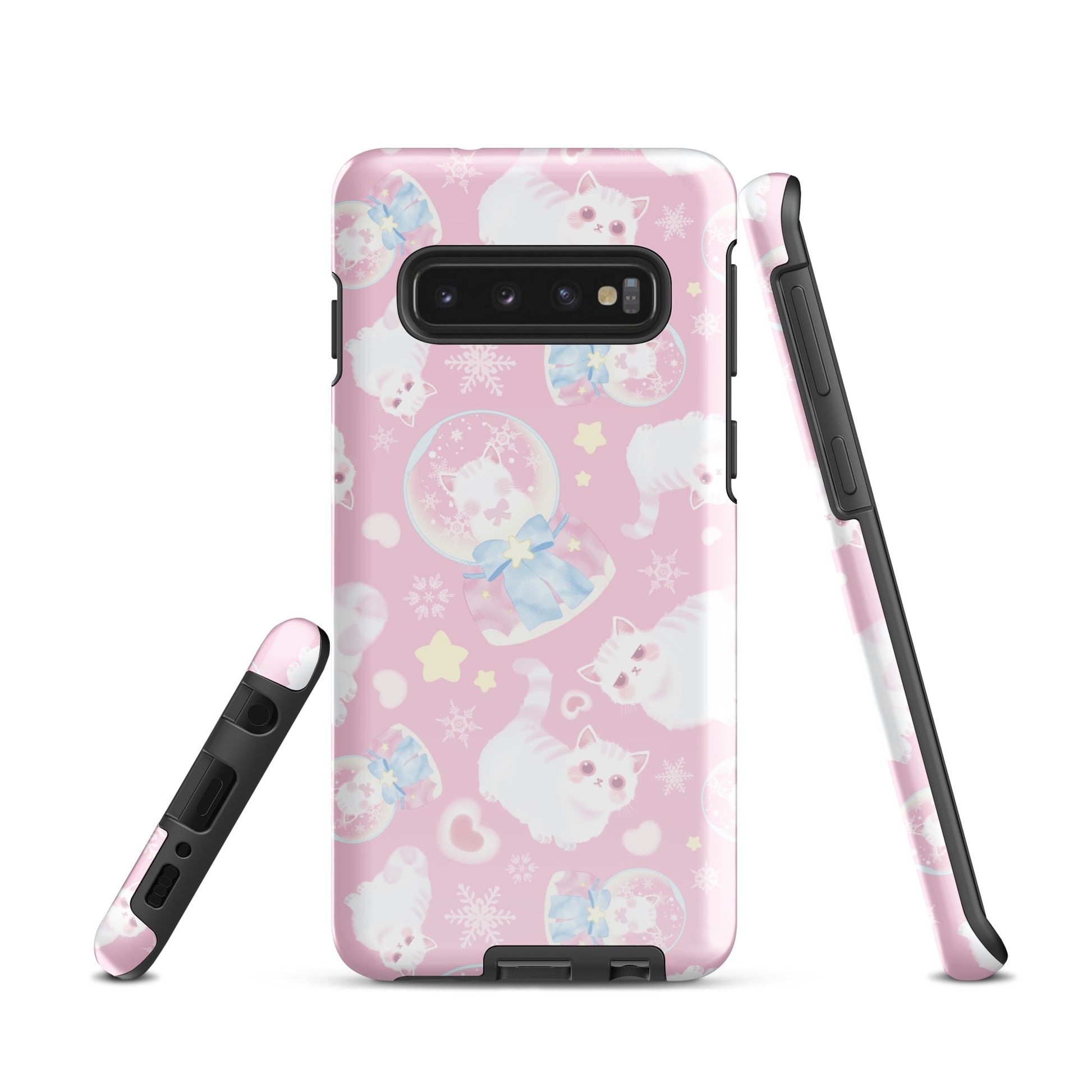 Stylish Snow Kitten Samsung® Tough Case featuring adorable kittens, ensuring protection with a sleek design.