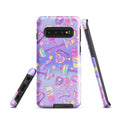 Stylish Glitter Gains Samsung® Tough Case featuring vibrant designs, providing durability and protection for your phone.