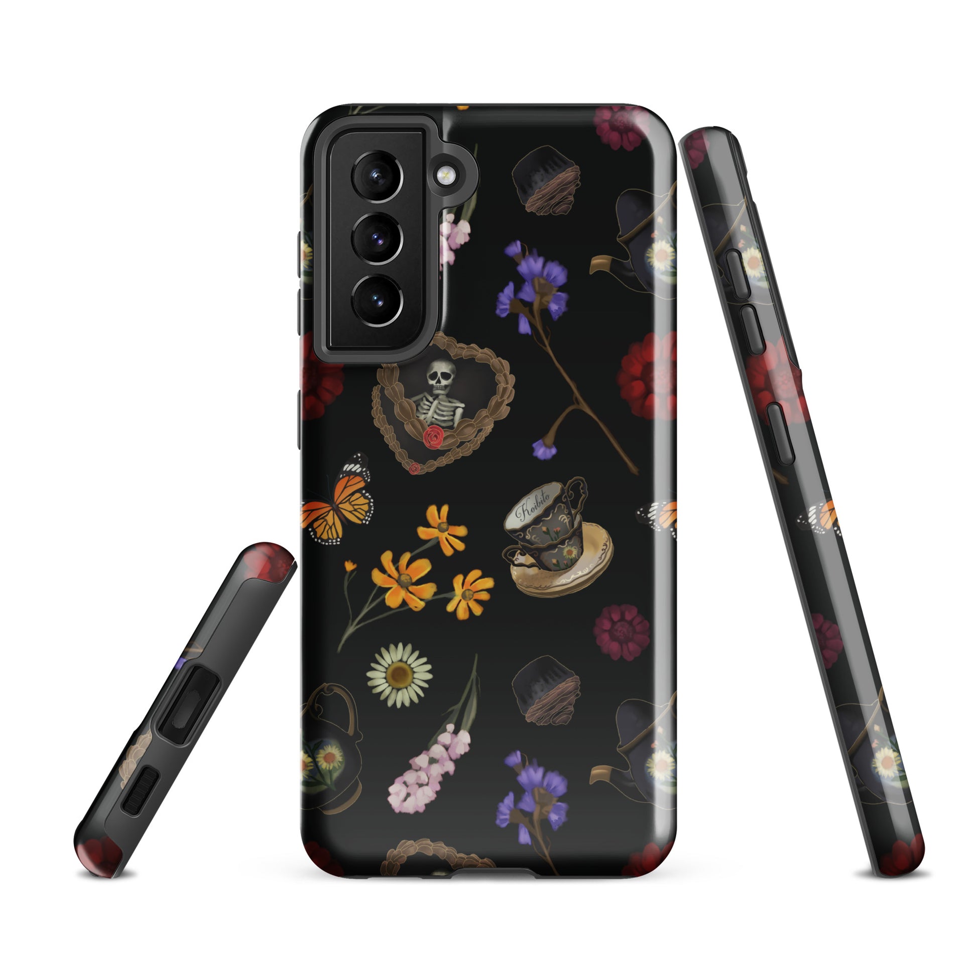 Gothic Tea Time Samsung® Tough Case showcases elegant designs while providing superior protection for your phone.