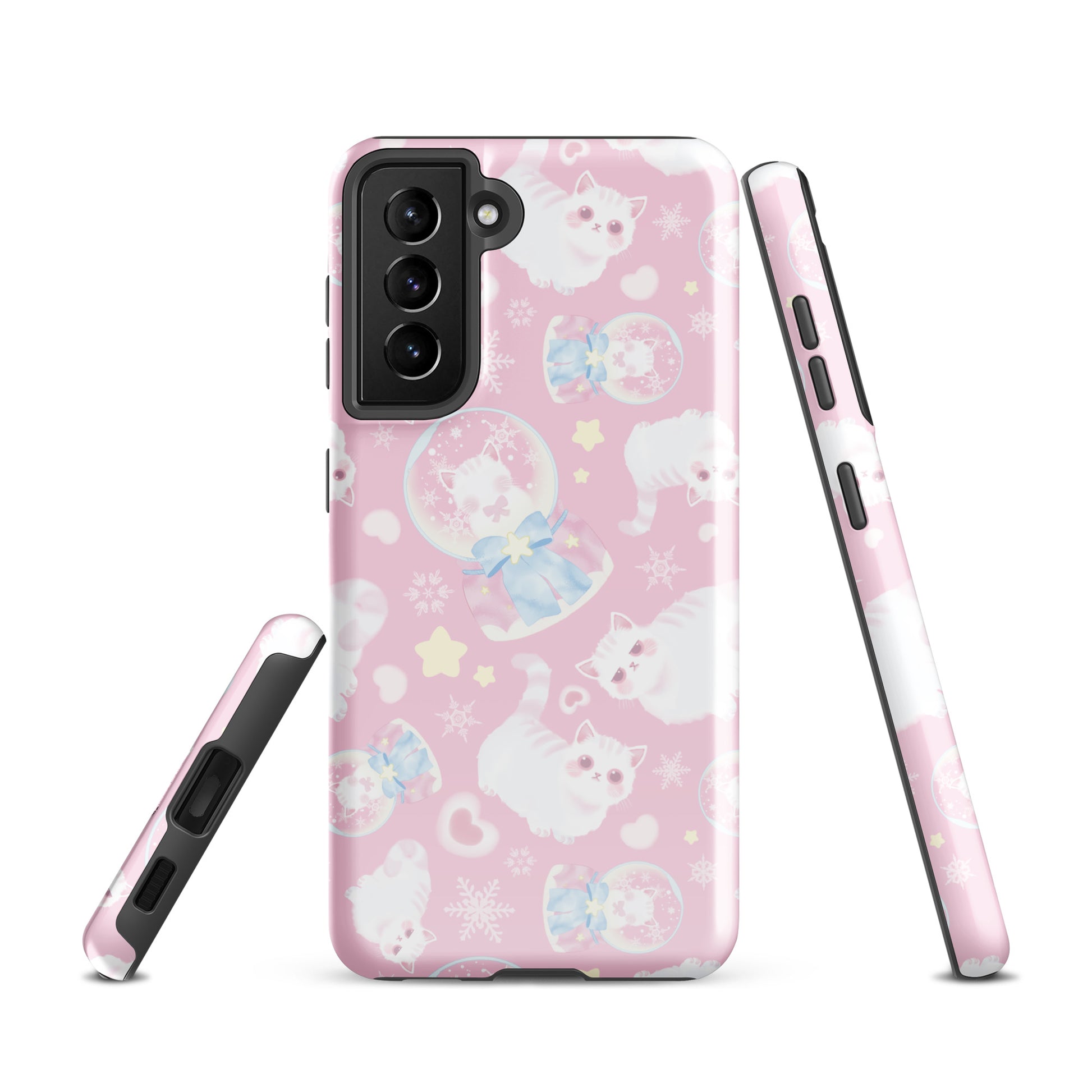 Stylish Snow Kitten Samsung® Tough Case, offering durability and protection with charming kitten designs for your phone.