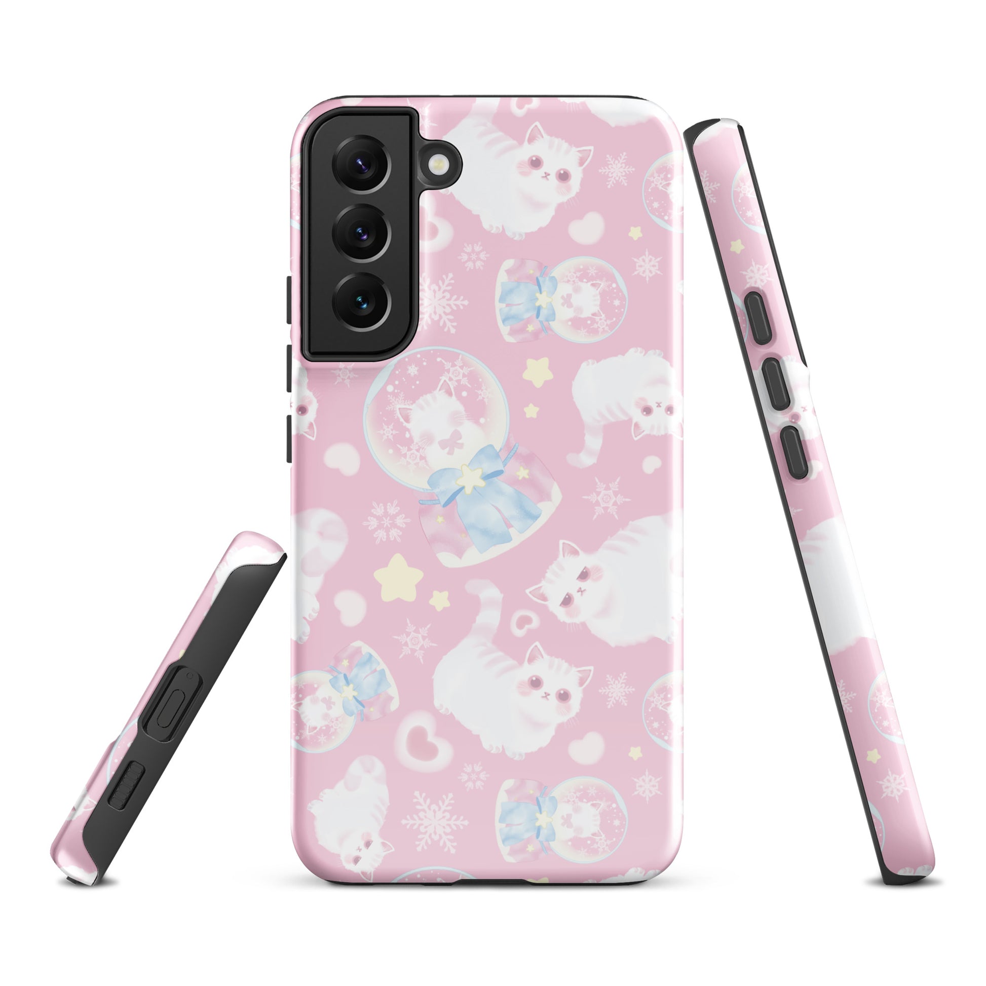 Snow Kitten Samsung® Tough Case featuring adorable snow kittens in a durable, shock-absorbing design for ultimate protection.