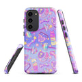 Stylish Glitter Gains Samsung® Tough Case featuring vibrant designs, ensuring durability and protection for your phone.
