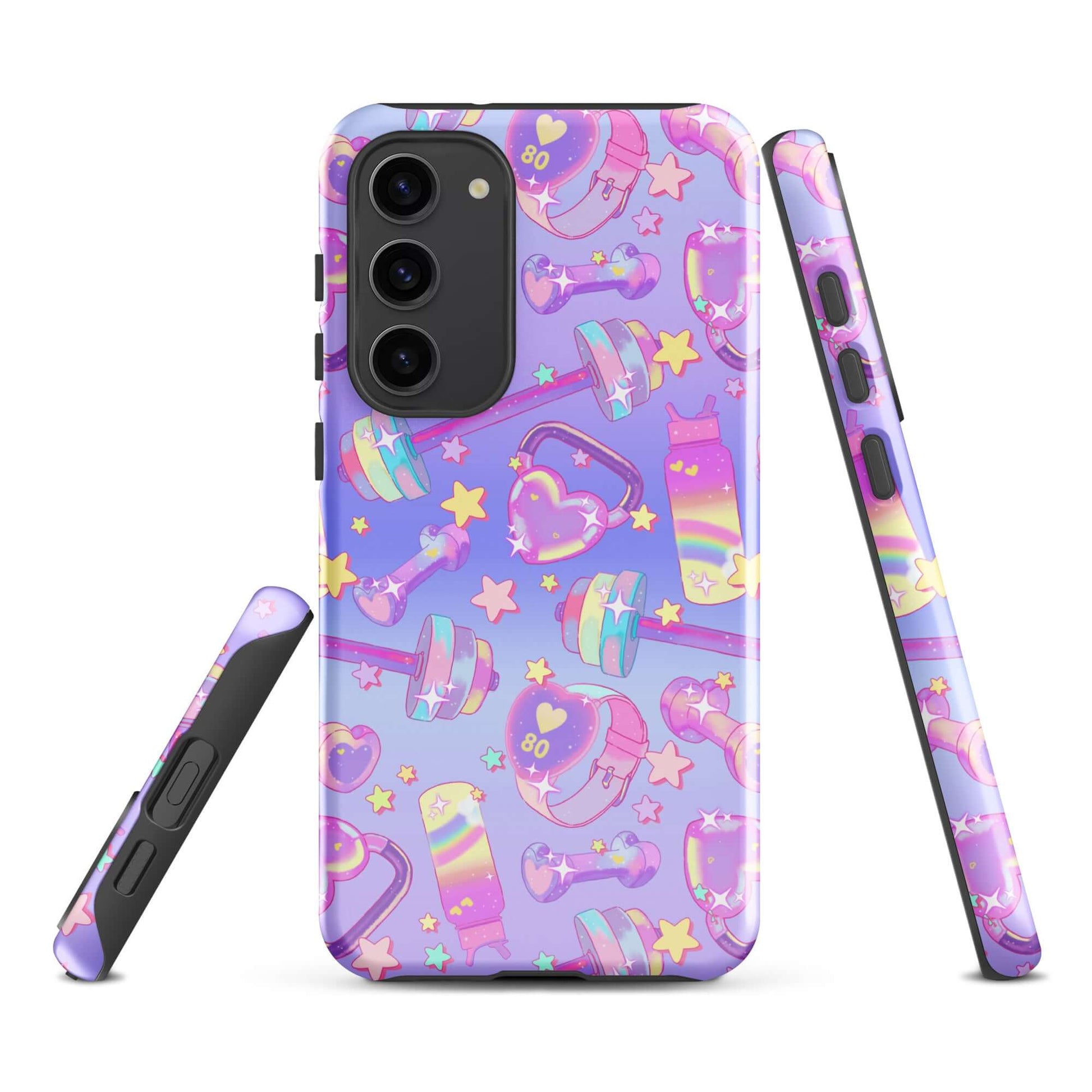 Stylish Glitter Gains Samsung® Tough Case featuring vibrant designs, ensuring durability and protection for your phone.