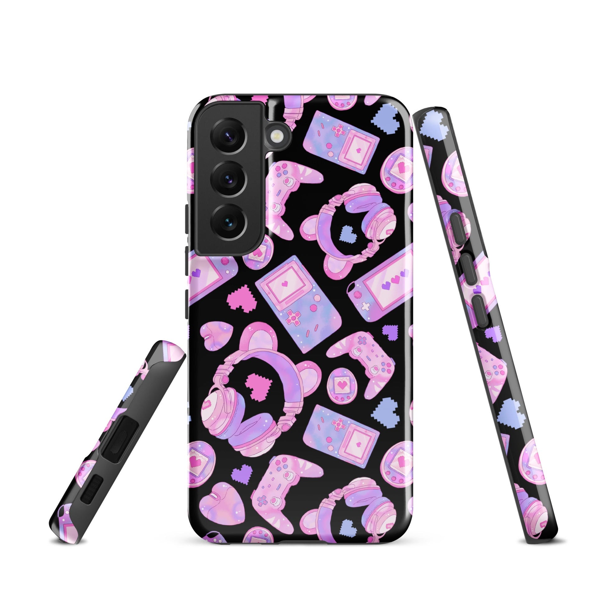 Stylish Gamer Girl Samsung® Tough Case featuring vibrant gaming graphics for ultimate phone protection and flair.