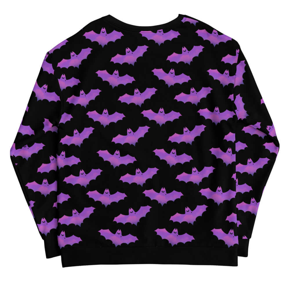 Adorned with playful bats, the Aensland Sweatshirt blends cozy comfort with whimsical style for all occasions.