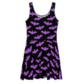 Aensland Skater Dress features a playful bat print, perfect for sunny days and stylish outings.