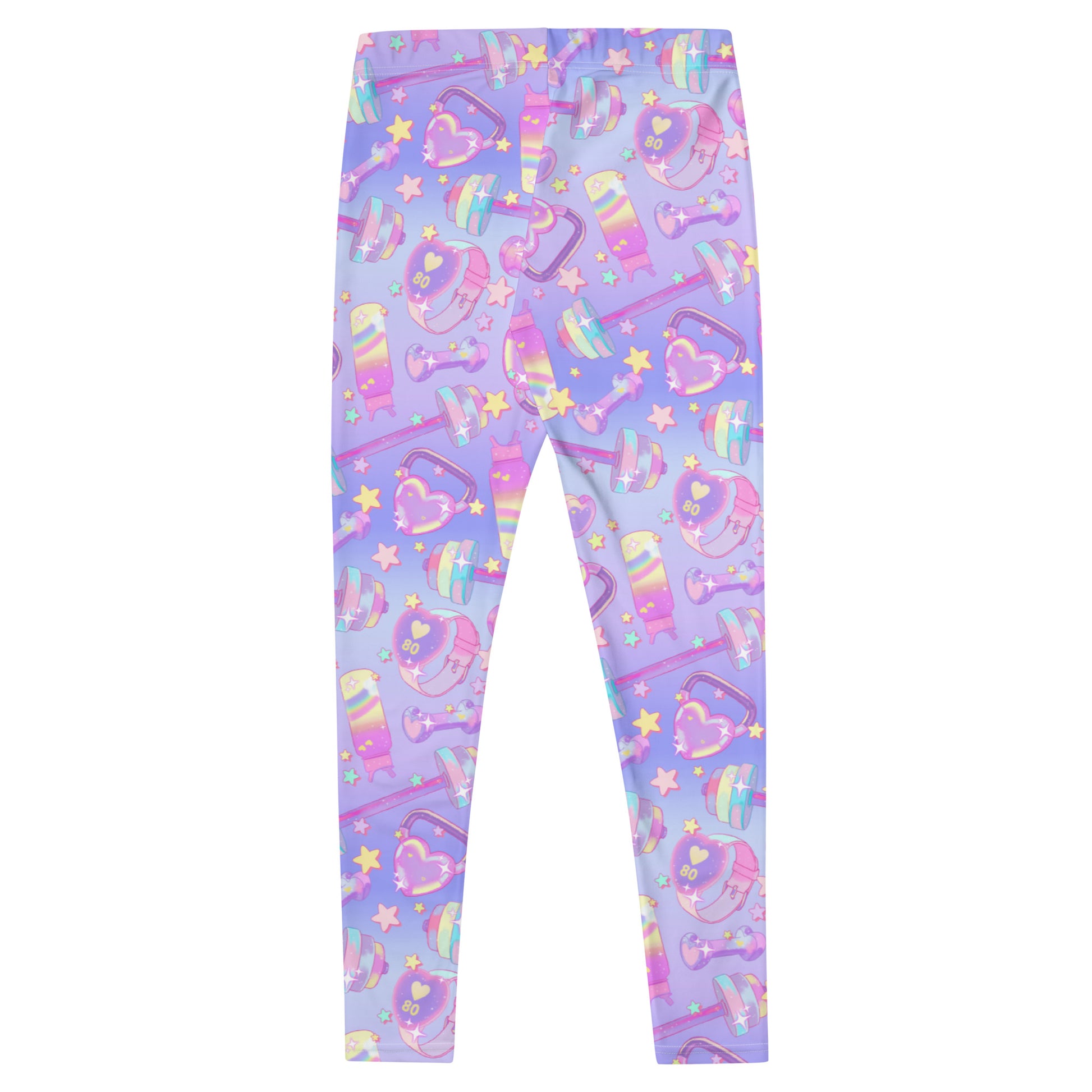 Colorful Glitter Gains Leggings featuring fun patterns, perfect for workouts and stylish comfort.