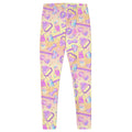Bright and colorful Glitter Gains Leggings feature fun pastel patterns, perfect for stylish workouts and comfort.