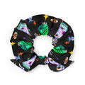 Creepy-cute Monster Party Scrunchie featuring colorful designs, perfect for stylishly securing your hair.