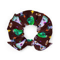 Creepy-cute Monster Party Scrunchie to complete your look, made from smooth, stretchy fabric for a fun style.