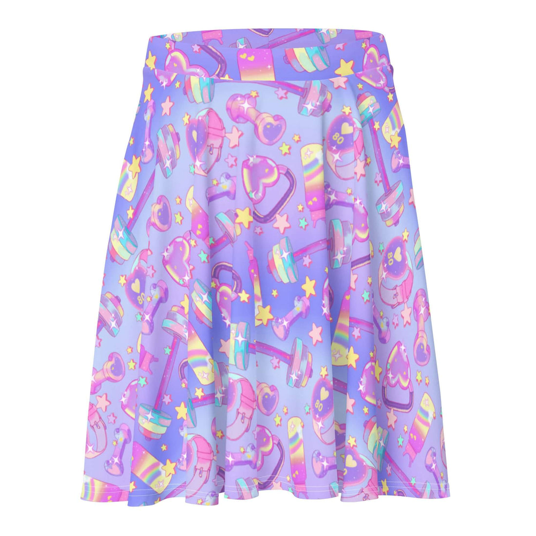 Bright and playful, the Glitter Gains Skater Skirt features a fun design, perfect for a breezy, stylish look.