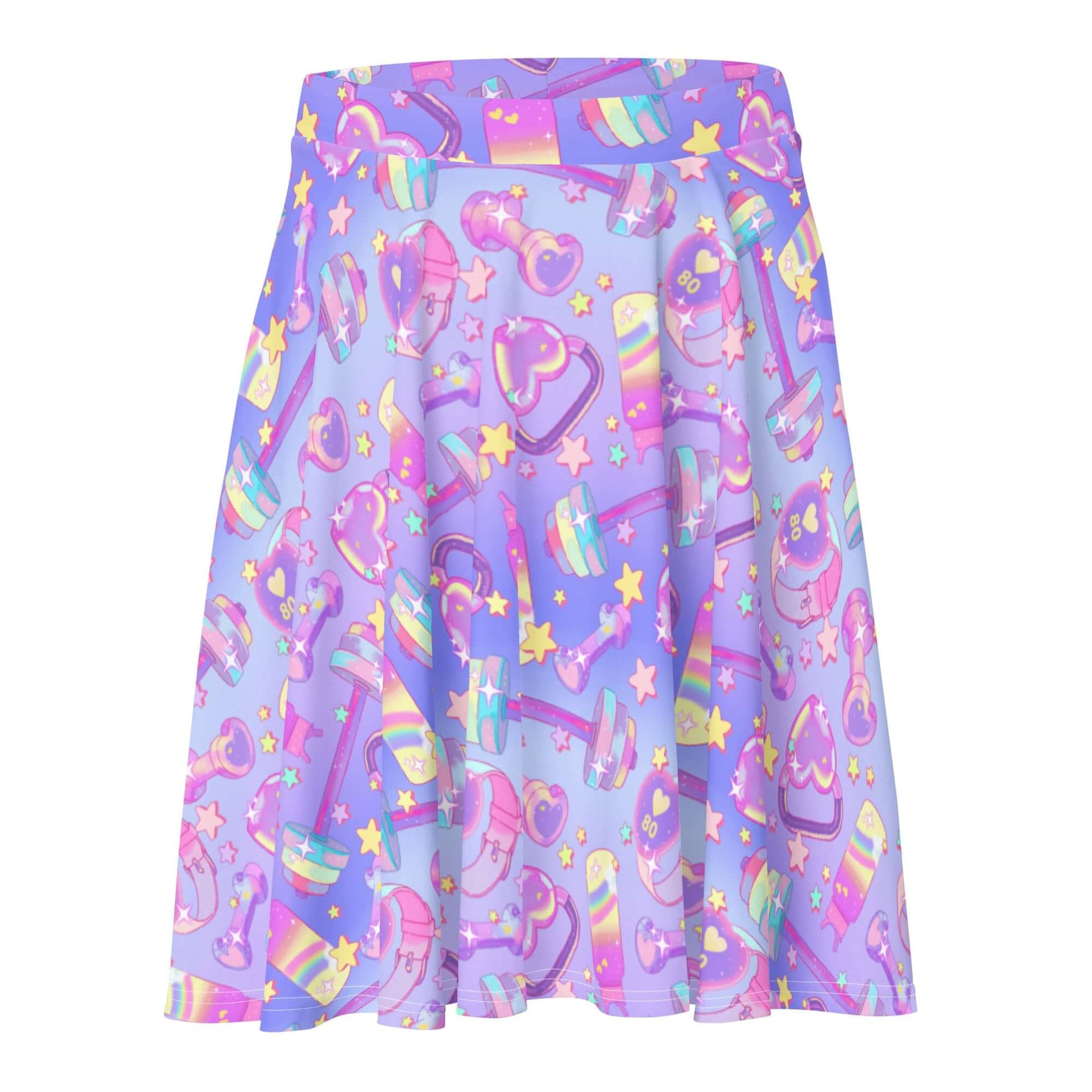 Bright and playful, the Glitter Gains Skater Skirt features a fun design, perfect for a breezy, stylish look.