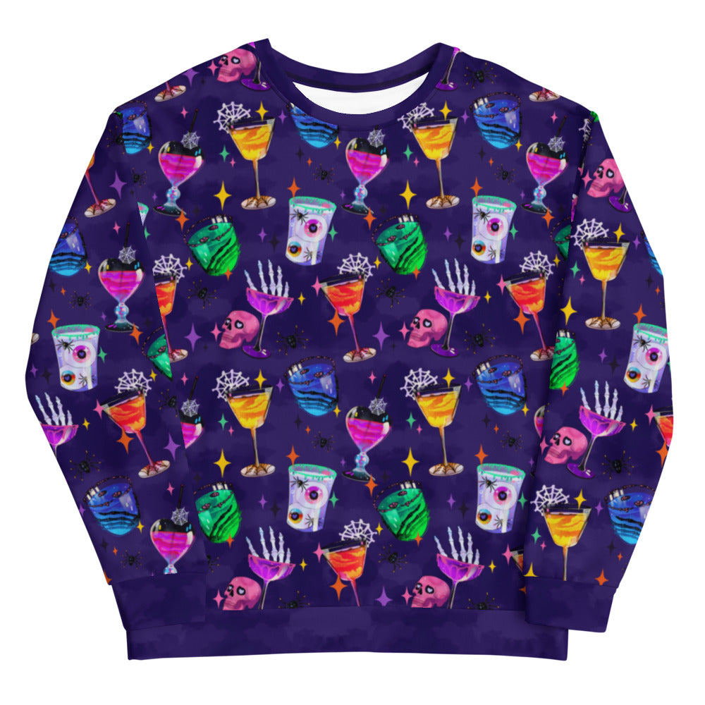 Vibrant Monster Party Sweatshirt featuring playful designs, perfect for expressing your inner ghoul in style.