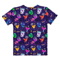 Colorful Monster Party T-shirt featuring fun designs, perfect for showcasing your inner ghoul at any occasion.
