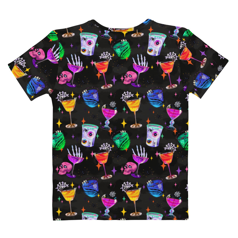 Colorful Monster Party T-shirt featuring fun illustrations, perfect for showcasing your unique style. Soft and comfy!