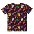 Colorful Monster Party T-shirt featuring playful designs, ideal for showcasing your spooky style at any event.