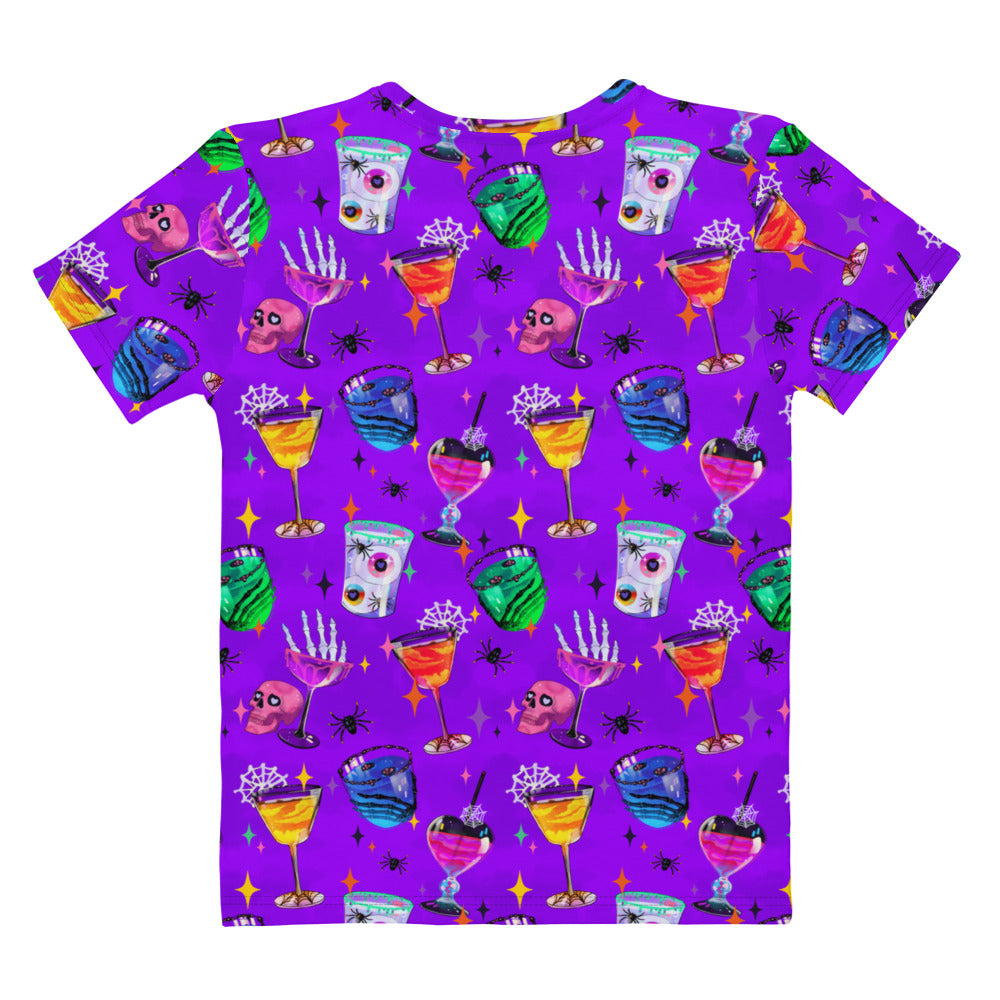 Vibrant Monster Party T-shirt featuring colorful designs, perfect for showcasing your inner ghoul at any event.