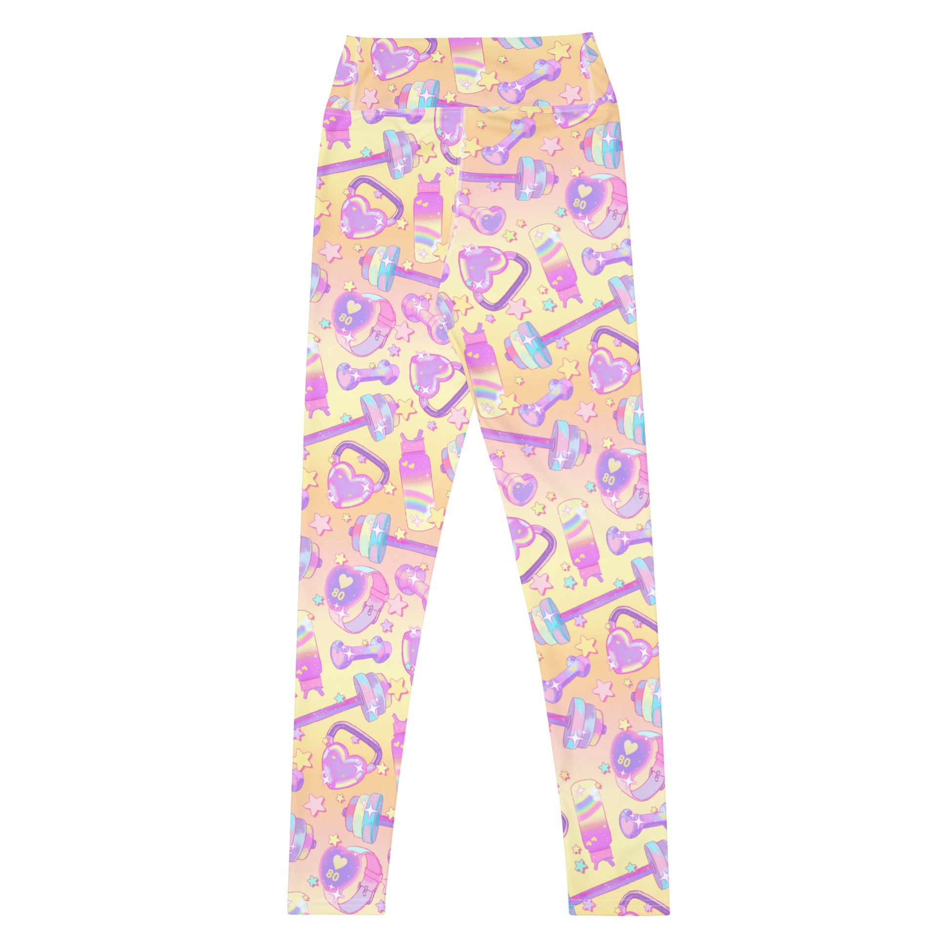 Bright and playful, the High-waisted Glitter Gains Leggings are perfect for stylish workouts and fun outfits.