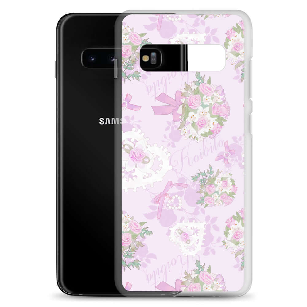 Protect your phone in style with the Anniversary Samsung® Clear Case, featuring a floral pastel design perfect for any outfit.