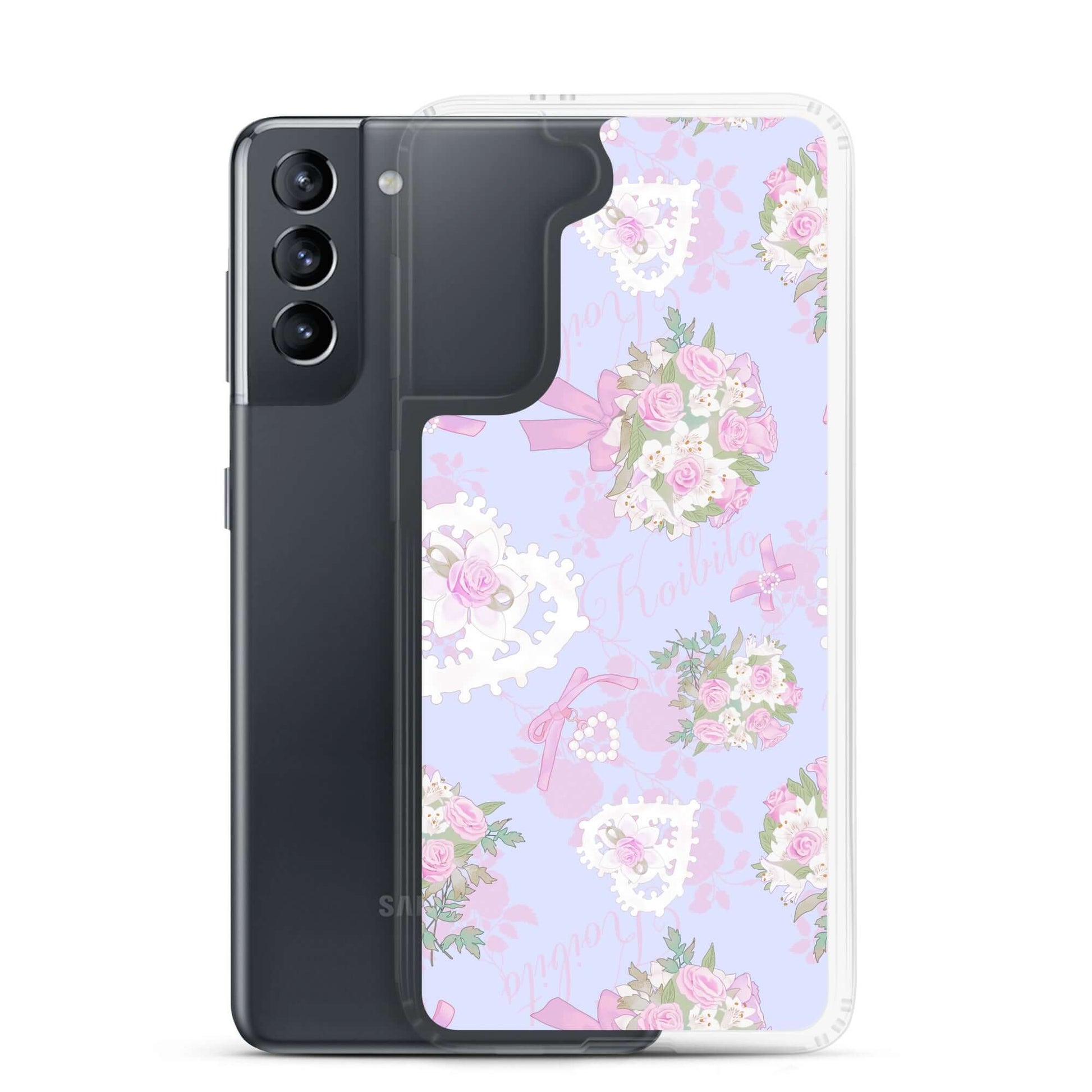 Stylishly protect your phone with the Anniversary Samsung® Clear Case, perfect for pastel outfits and elegant looks.