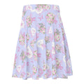 Floral Anniversary Skater Skirt in pastel blue, perfect for adding a feminine touch to any outfit.