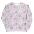 Anniversary Sweatshirt in pastel floral design, perfect for adding charm to any outfit. Ideal for shoujo manga fans.