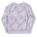 Cute floral patterns adorn the cozy Anniversary Sweatshirt, perfect for a stylish yet comfortable look.