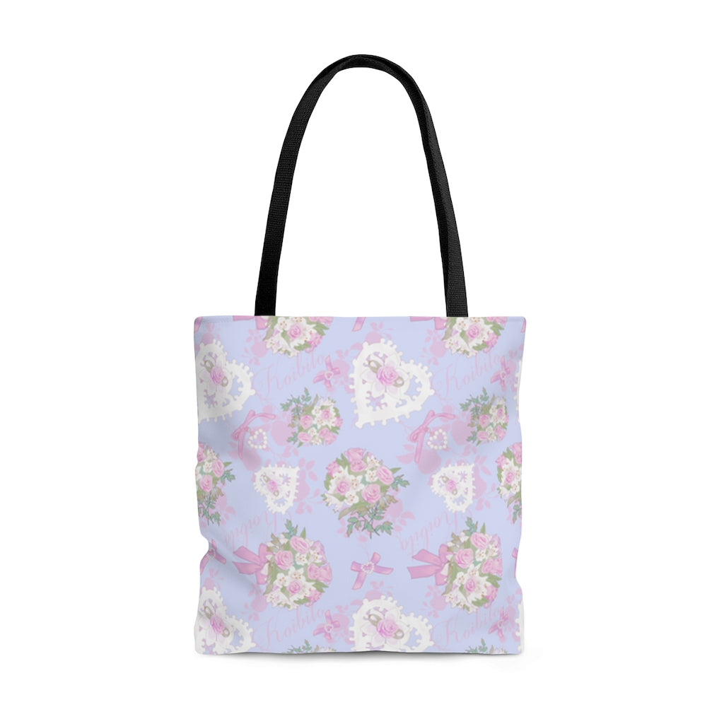 Stylish and durable Anniversary Tote Bag (Lilac) complements your pastel outfits perfectly for any occasion.