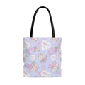 Stylish and durable Anniversary Tote Bag (Lilac) complements your pastel outfits perfectly for any occasion.