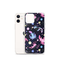 Colorful Axolotl iPhone® Clear Case featuring a playful design, offering protection against scratches and dirt.