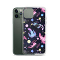 Protect your phone with the Axolotl iPhone® Clear Case featuring colorful axolotls and a flexible design.