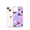 Colorful Axolotl iPhone® Clear Case featuring a playful design, ensuring protection from scratches and dirt.
