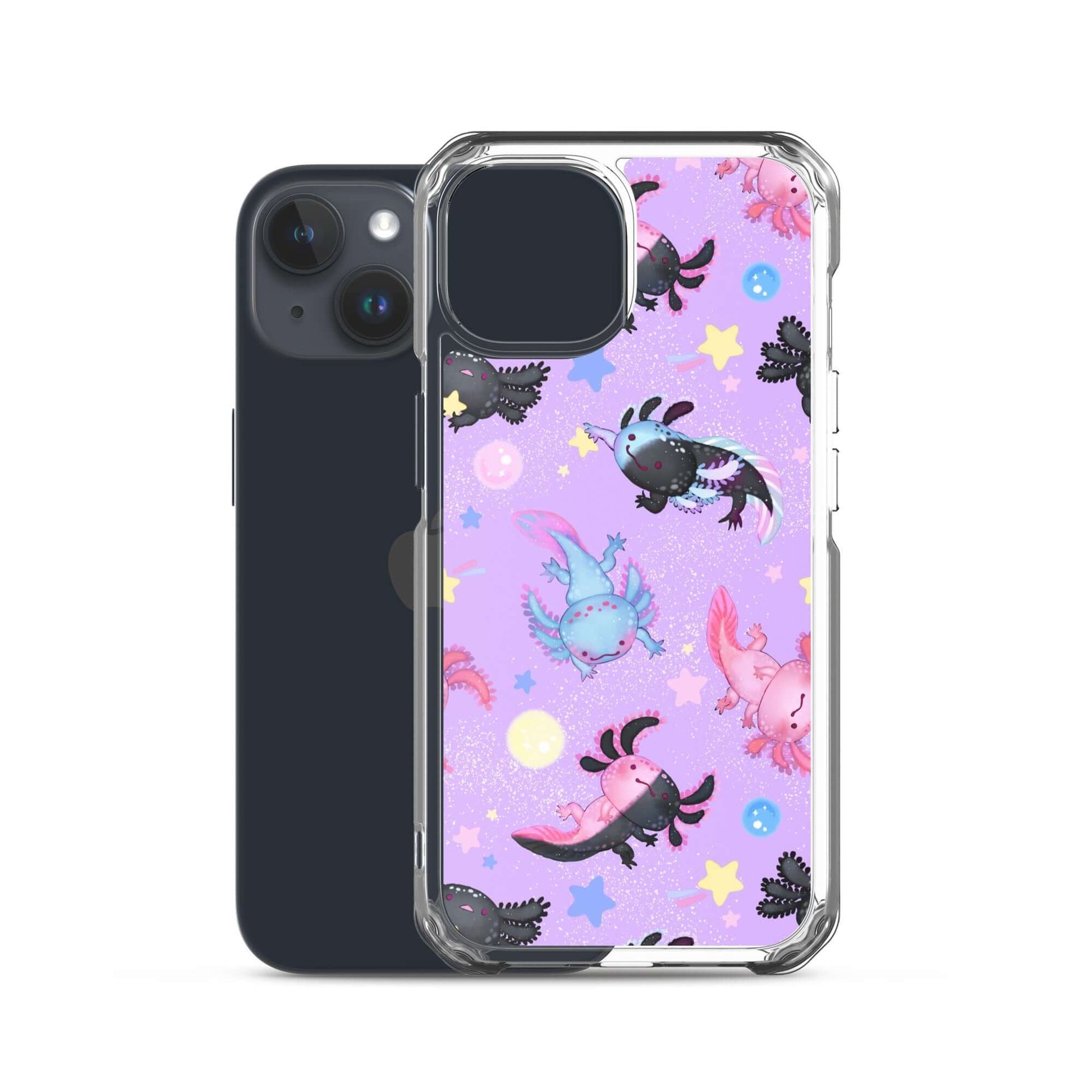 Protect your iPhone® with the stylish Axolotl iPhone® Clear Case, featuring a playful design and durable materials.