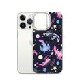 Stylish Axolotl iPhone® Clear Case with flexible sides, protecting your phone from scratches and dirt. Perfect for any iPhone!