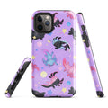 Colorful Axolotl iPhone® Tough Case with playful designs, offering stylish protection for your phone.