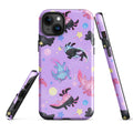 Stylish Axolotl iPhone® Tough Case featuring vibrant designs and dual-layer protection for your device.