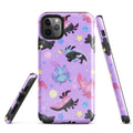 Colorful Axolotl iPhone® Tough Case features a durable design with vibrant axolotl patterns to protect your device stylishly.