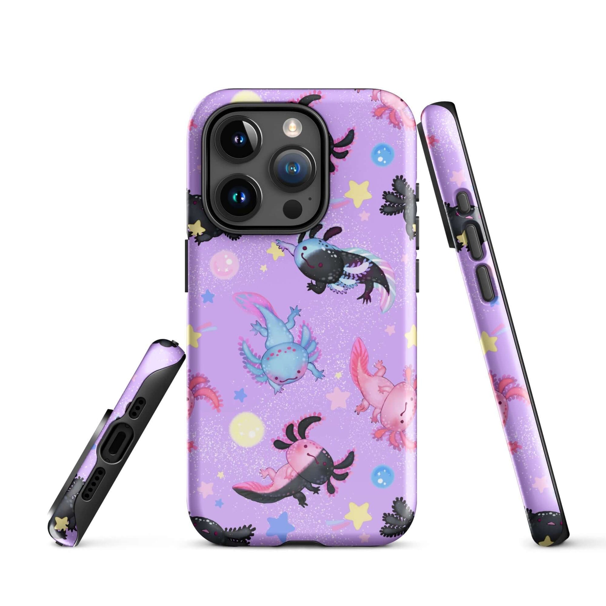Protect your phone with style using the Axolotl iPhone® Tough Case, featuring vibrant axolotl designs.