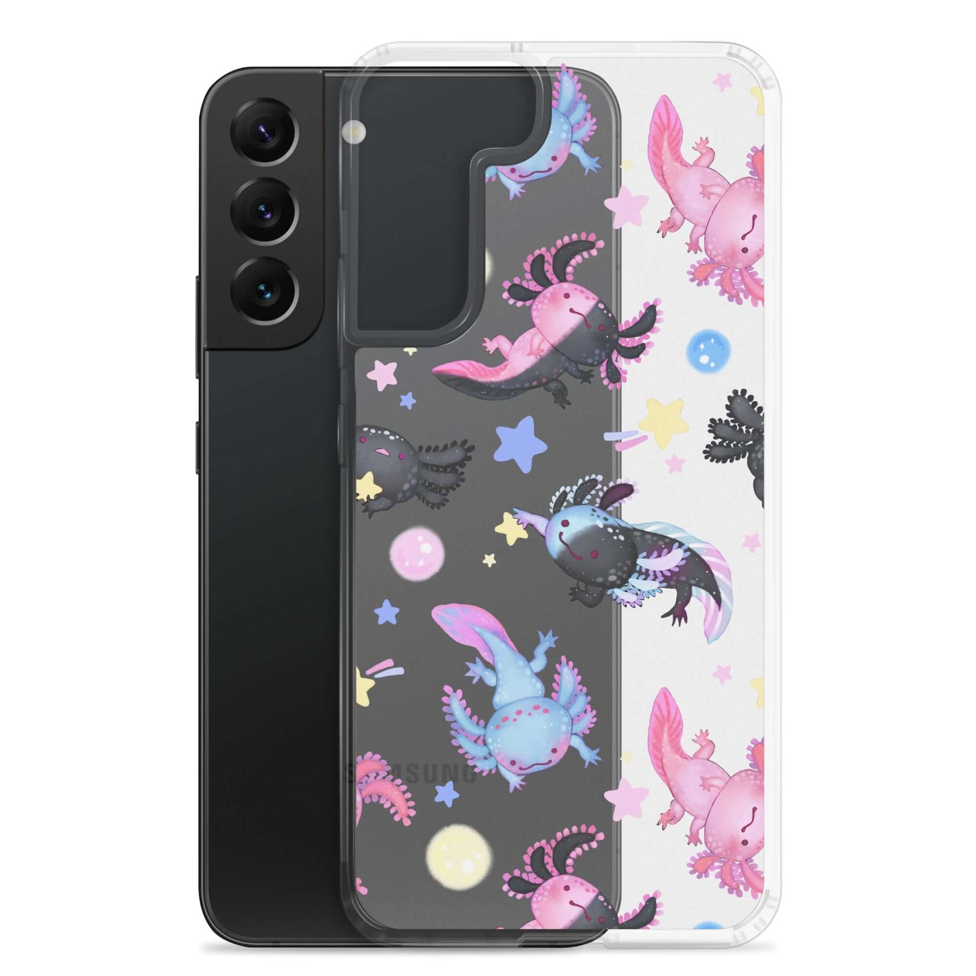 Show off your style with the Axolotl Samsung® Clear Case, designed for protection and unique flair. Perfect for Samsung!