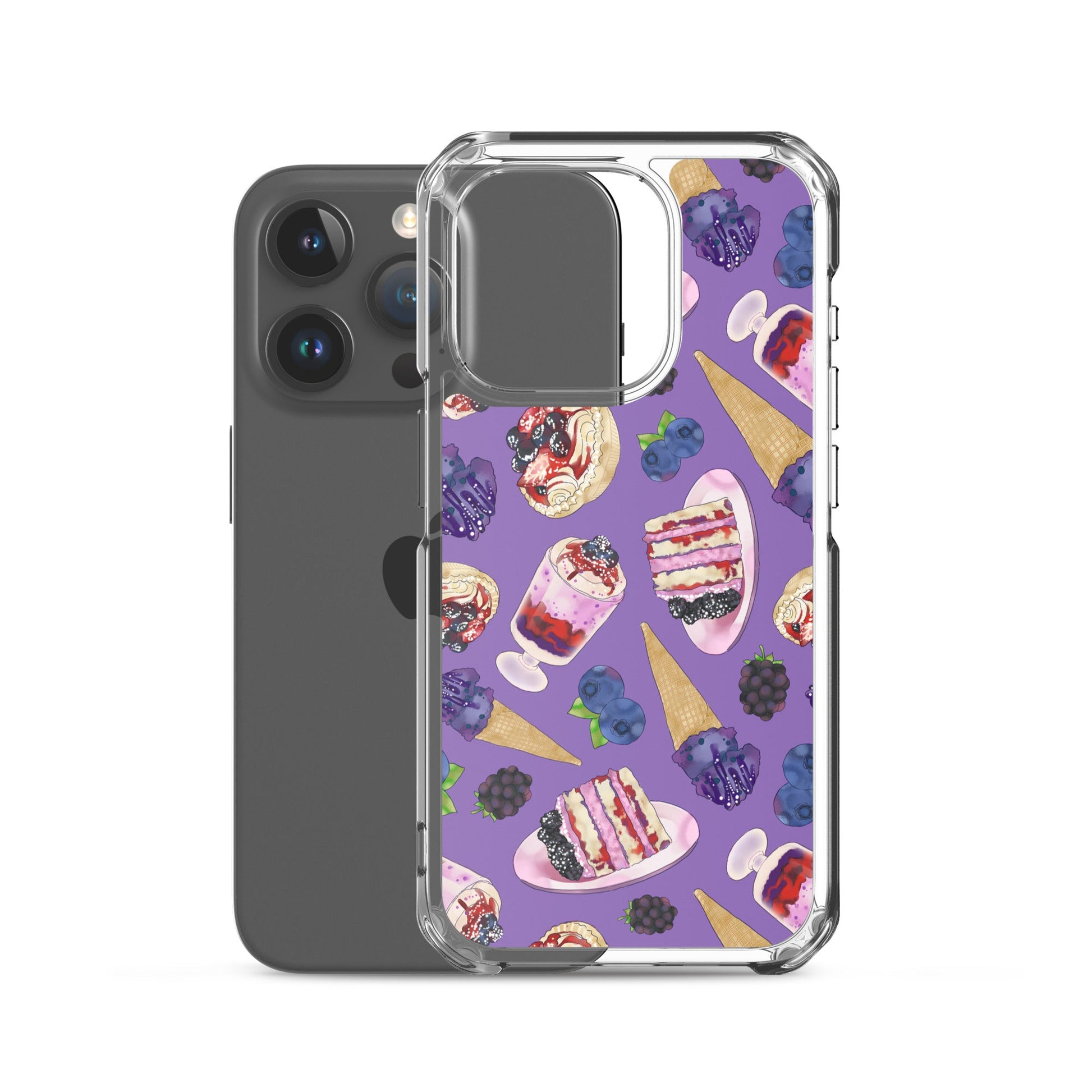 Sleek Berry iPhone® Clear Case offers optimal protection against scratches and dust with a flexible design.