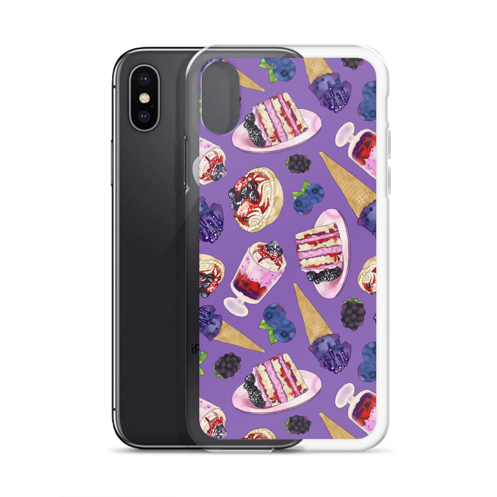 Protect your phone stylishly with the Berry iPhone® Clear Case, featuring a solid back and flexible sides.
