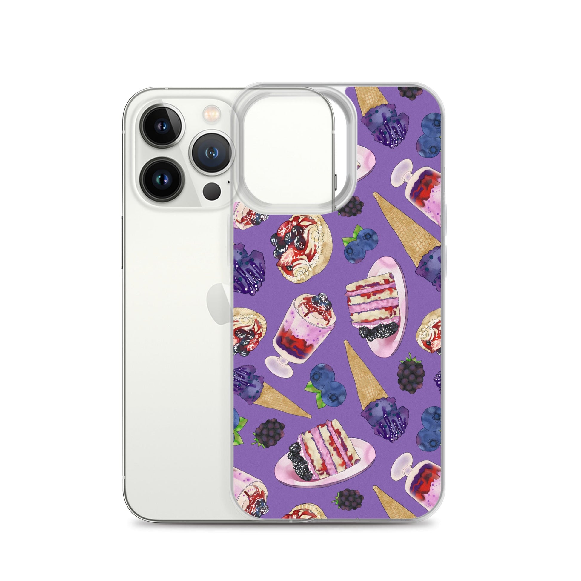 Berry iPhone® Clear Case featuring a durable design that protects against scratches and dirt, perfect for your device.