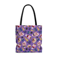 Colorful Berry Tote Bag featuring delightful desserts and fruits, perfect for on-the-go adventures!