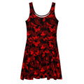 Vibrant Butterfly Skater Dress with a flared skirt, perfect for making a stylish statement at any event.