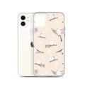 Sleek Snow Bird iPhone® Clear Case featuring a solid back and flexible sides for easy handling and optimal protection.