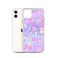 Protect your phone stylishly with the Glitter Gains iPhone® Clear Case, featuring a flexible design and vibrant patterns.