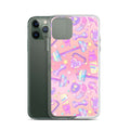 Stylish Glitter Gains iPhone® Clear Case offers protection with a flexible design and vibrant, colorful accents.
